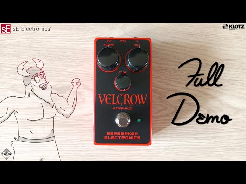 Berserker Electronics Velcrow DEMO + REVIEW | Way Huge Conquistador BUT BETTER | Tone Bender Mk3?