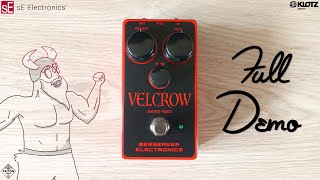Video thumbnail for Berserker Electronics Velcrow DEMO + REVIEW | Way Huge Conquistador BUT BETTER | Tone Bender Mk3? by Pair of Pandas