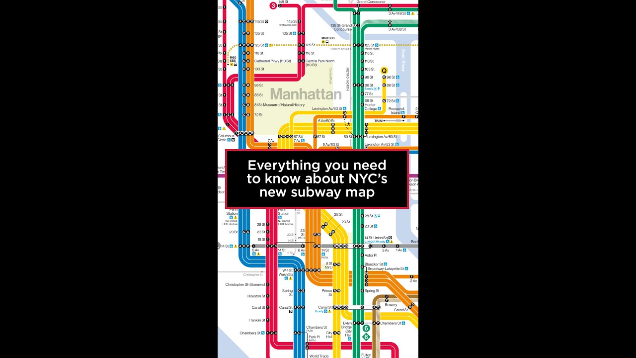 Everything you need to know about NYC’s new subway map