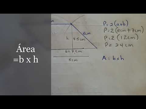 Perímetro y Área de un Romboide