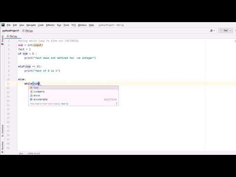 Find Out Factorial Using While Loop Python Noiceya