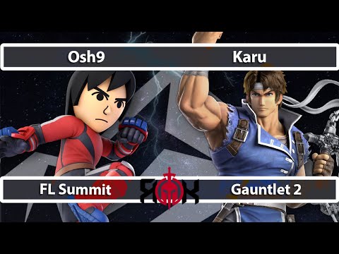 Osh9 (Mii Brawler) vs Karu (Richter) - Florida Ultimate Summit - Gauntlet 2 SSBU