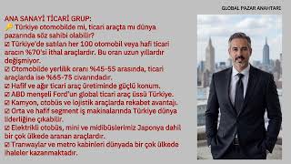 25 TÜRK OTOMOTİV SANAYİ SEKTÖR ANALİZİ, ANA ve YAN SANAYİNİN GELECEK S