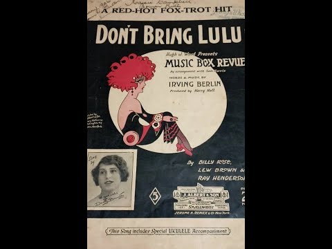 Roaring Twenties: Ben Selvin & His Orch. - Don't Bring Lulu, 1925