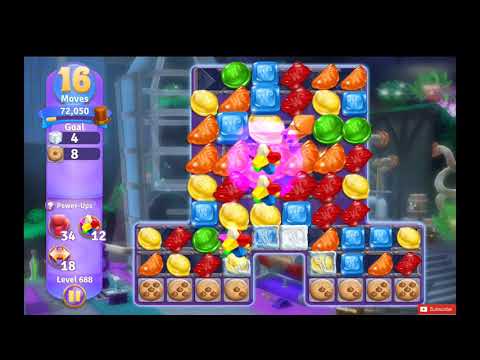 Wonka's World of Candy Level 688 NO BOOSTERS - A S GAMING ✔