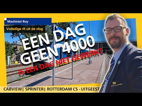 Cabview | NS | SLT | Sprinter Rotterdam CS - Uitgeest | Volledige rit uit de vlog