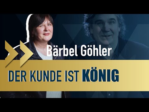 Der Kunde ist König: Hermann Scherer mit Bärbel Göhler