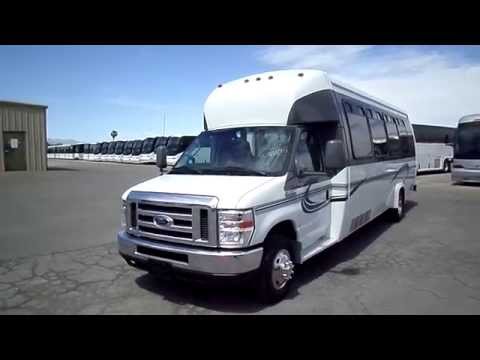 Used Bus For Sale - 2012 Ameritrans 285 Shuttle Bus 24 Passenger With Rear Luggage S12857