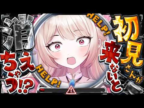 【即終了】初見さんが来ないと消える配信！