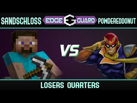 Sandschloss (Steve) vs PowderedDonut (Captain Falcon) - Edge Guard 64 Losers Quarters