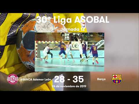 LIGA ASOBAL J12: ABANCA Ademar León - Barça 26-35