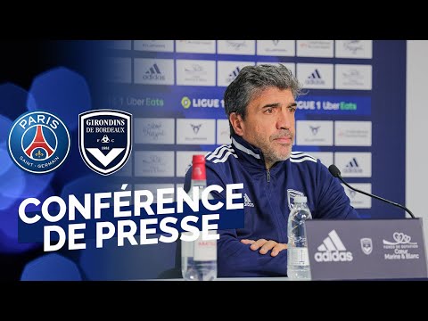 La conférence de presse avant Paris SG-Bordeaux