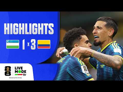Uzbequistão 1-3 Colômbia (WC 2026)