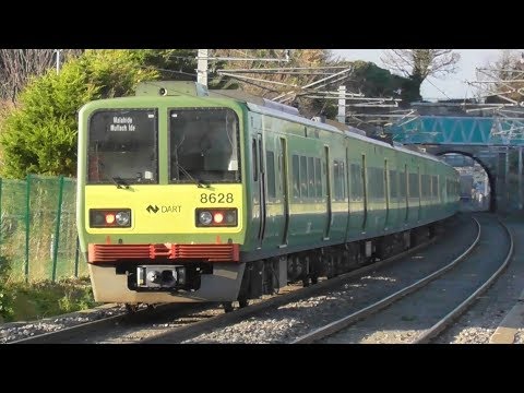 Irish Rail 8520 Class Dart Train 8628 - Seapoint Station, Dublin