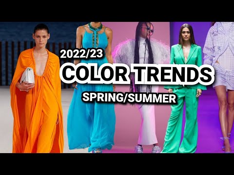 Spring Color trends*|2022/23 Color trends fashion💜️|Color of the year 2022-EHUB