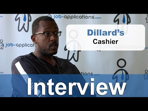 Dillard S Interview Cashier