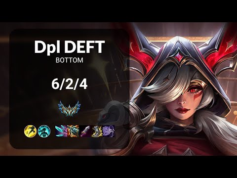 Dpl Deft Xayah vs Samira BOTTOM - KR CHALLENGER Patch 13.13