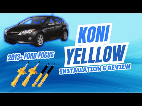 How To: 2013+ Ford Focus Koni Yellow Install & Review Step-by-Step