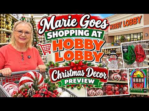 Hobby Lobby Christmas Preview  --  Marie Goes Shopping At Hobby Lobby