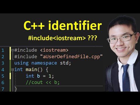 what are #include, iostream and identifier | C++ for Beginner