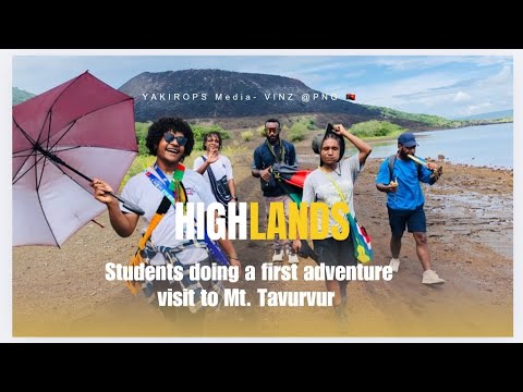 Adventure visit to Mt. Tavurvur,  Rabaul ENBP