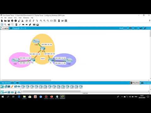 9.2.2.7 - Packet Tracer - Configuring Multiarea OSPFv3