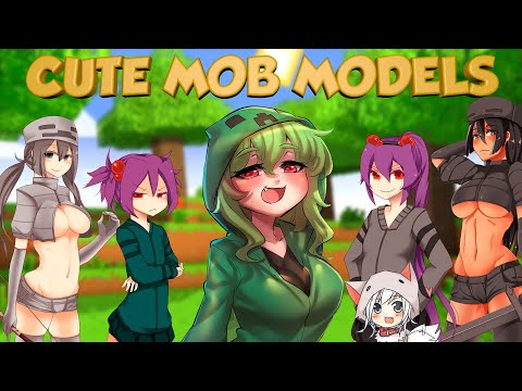 Minecraft Mods - Cute Mob Models | Anime en minecraft!