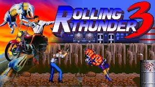Rolling Thunder 3 1993 - Longplay/Walkthrough - Sega Genesis/Mega Drive - QHD