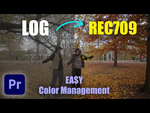 Easily Color LOG Footage in Premiere Pro Using This Color Management Tool! (2025 Editing Tips)