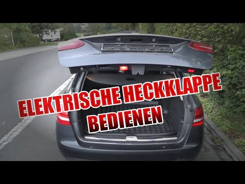 Mercedes Benz - Elektrische Heckklappe || Bedienmöglichkeiten