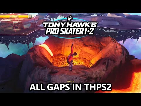 Tony Hawk's Pro Skater 1 + 2 - All Gaps in THPS2 (All 10 Levels)