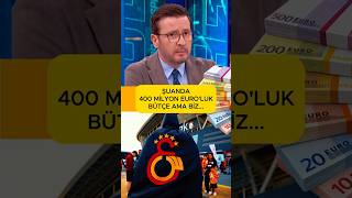 Galatasaray Başkanı Dursun Özbek; Şuanda 400 Milyon Euroluk Bir Bütçey