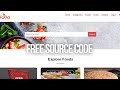 Food Delivery Website Using HTML CSS And JavaScript Free Source Code