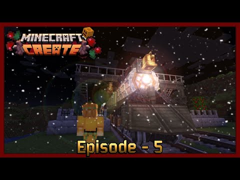 INSANE! Building Polar Express in Minecraft