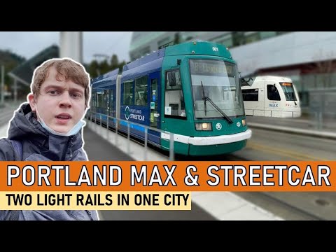 Portland has TWO LIGHT RAIL SYSTEMS | Comparing MAX Light Rail and the Portland Streetcar