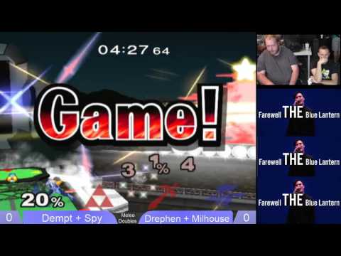Dempt + Spy vs Drephen + Milhouse - FtBL - Melee Doubles