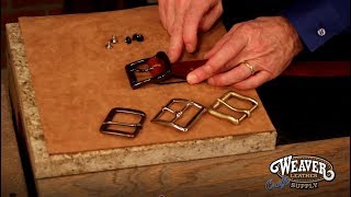 Adding a Buckle to a Belt Blank