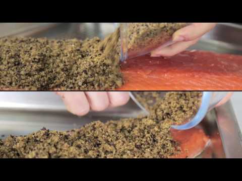 Le ricette di Sonia Peronaci per Sale di Sicilia - Salmone marinato alla mediterranea