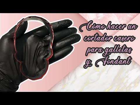 Cómo hacer un cortador casero para galletas y fondant / Cortador Calavera
