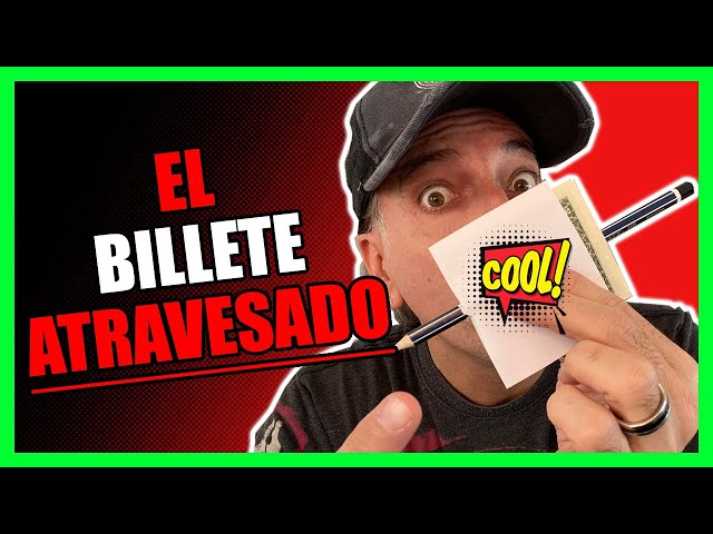 Vídeo relacionado con Billete atravesado con vídeo explicativo para su fácil comprensión Trucos de Magia coleccionables