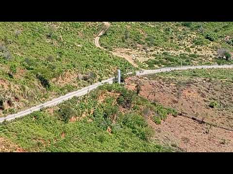 Santa Cruz da baixa verde mostrando a curva do S