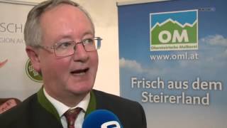 preview picture of video 'Obersteirische Molkerei (OM): Eröffnung des Kühl- und Verpackungszentrums Spielberg'