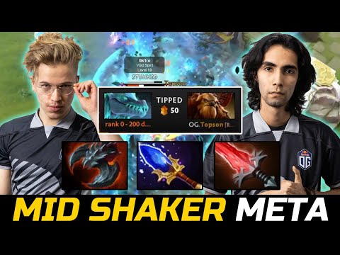 OG MID SHAKER META - TOPSON VS SUMAIL CORES BATTLE DOTA 2