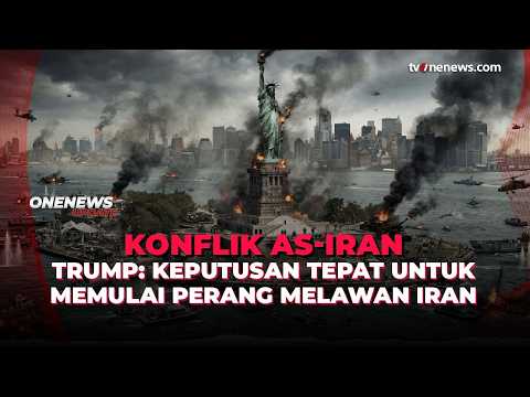 Trump Tak Kapok Perangi Iran, Siap Ulangi Keputusan yang Sama | OneNews Update