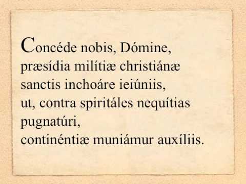 Feria IV Cinerum - Collecta