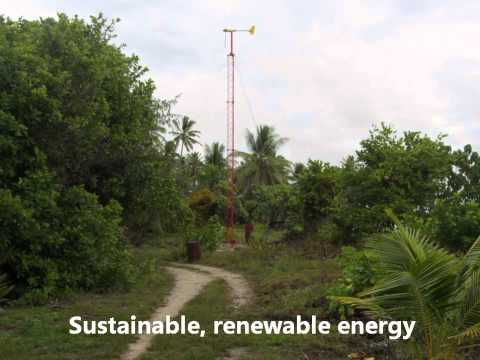 Abemama wind turbine slideshow