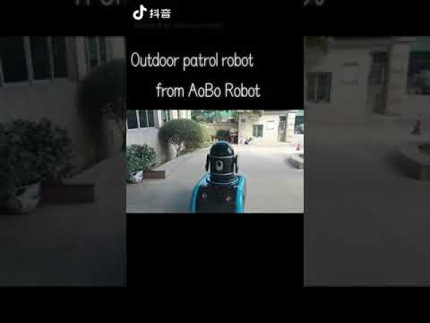 Outdoor security patrol robot from AoBo Robotics