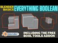 Mastering BLENDER BASICS Made Easy Booleans And Bool Tools