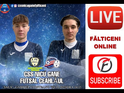 Futsal U19: CSS NICU GANE - FUTSAL CEAHLĂUL