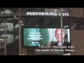 Randy Weeks honored with dimmed lights, moments of silence